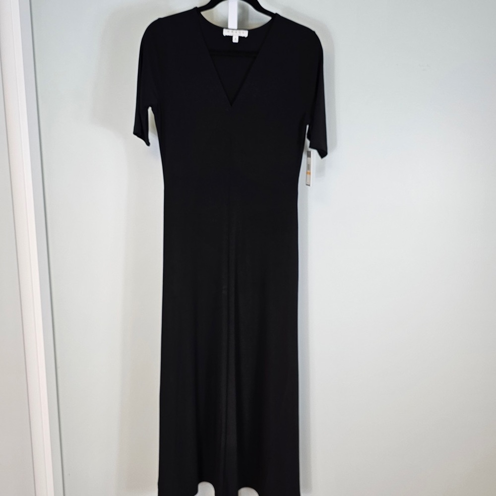 Chaus New York Black V-neck essential dress NWT